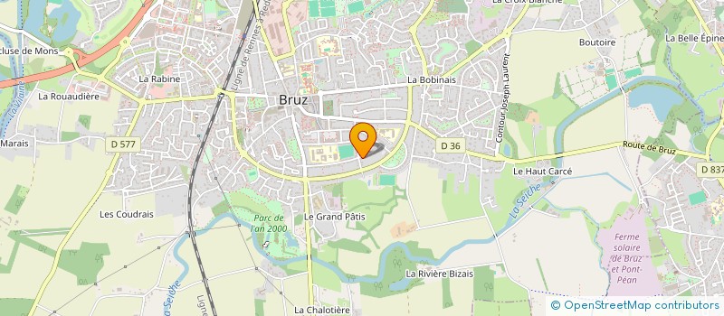 localisation de l'entreprise MONSIEUR HANS DE RAADT  BRUZ