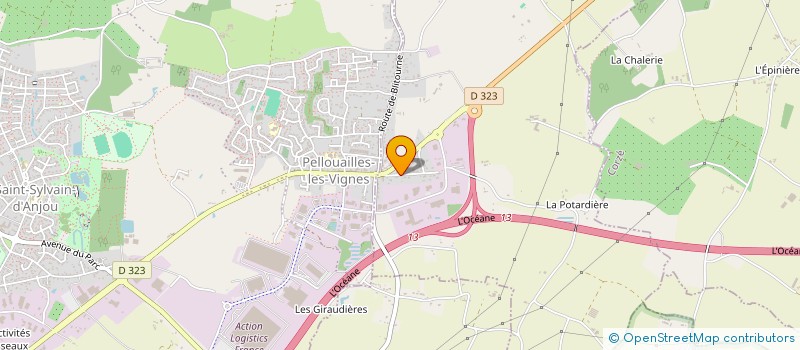 localisation de l'entreprise MONSIEUR HANS DENIAU  RIVES-DU-LOIR-EN-ANJOU