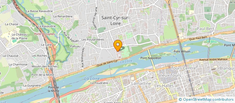 localisation de l'entreprise MONSIEUR HANS DHERVILLERS  SAINT-CYR-SUR-LOIRE