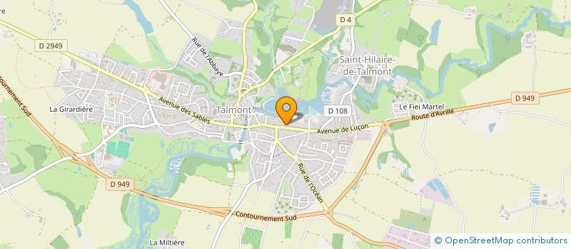 localisation de l'entreprise MONSIEUR HANS DONIER  TALMONT-SAINT-HILAIRE