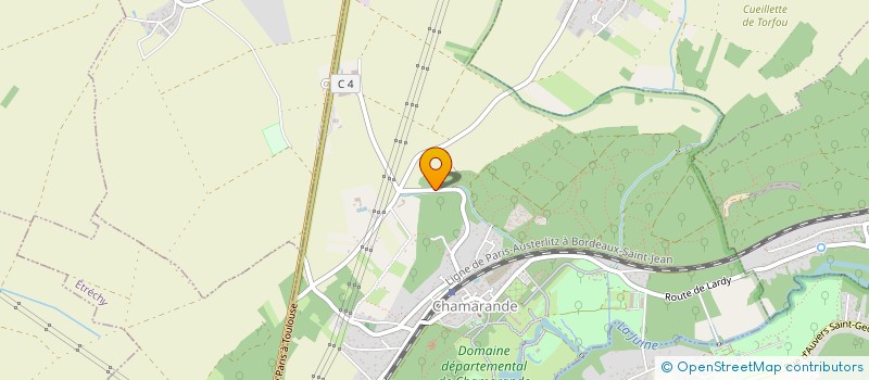 localisation de l'entreprise MONSIEUR HANS FRIEDERICH  CHAMARANDE