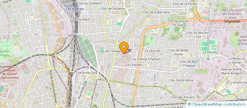 localisation de l'entreprise MONSIEUR HANS GBIZIE  ORLEANS