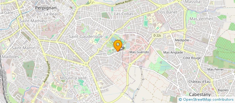 localisation de l'entreprise MONSIEUR HANS GRABENER  PERPIGNAN