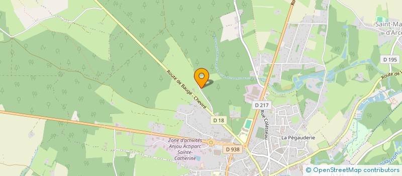 localisation de l'entreprise MONSIEUR HANS HOFFECARD  BAUGE-EN-ANJOU