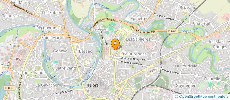 localisation de l'entreprise MONSIEUR HANS LA CASA à NIORT