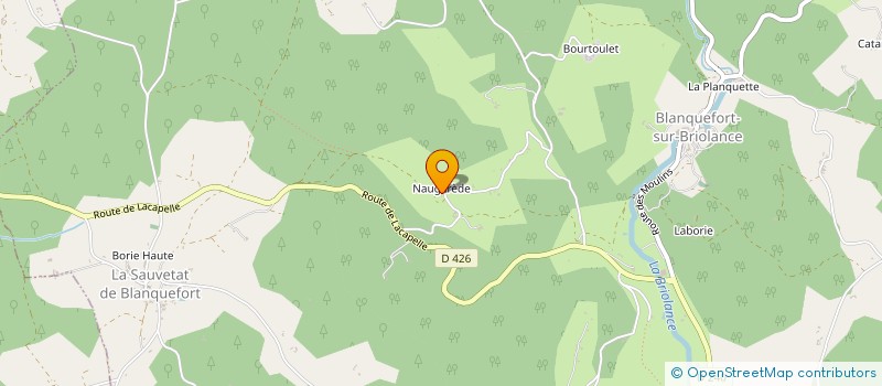 localisation de l'entreprise MONSIEUR HANS MEURER  BLANQUEFORT-SUR-BRIOLANCE