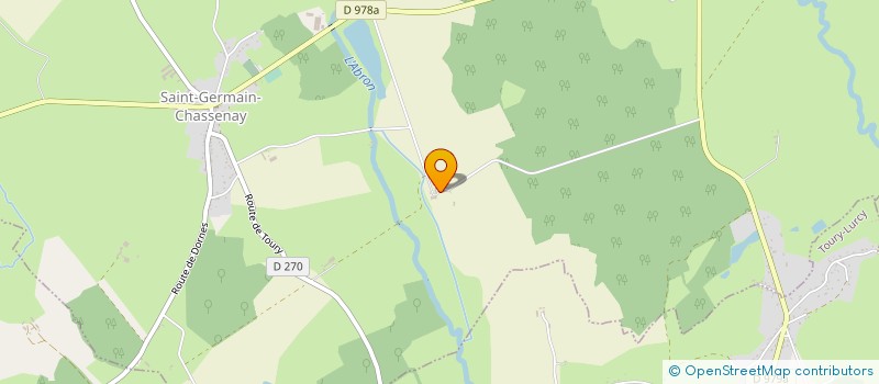 localisation de l'entreprise MONSIEUR HANS NACHTERGAELE  SAINT-GERMAIN-CHASSENAY