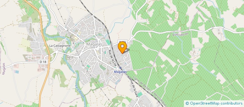 localisation de l'entreprise MONSIEUR HANS NKINSI  MAGALAS