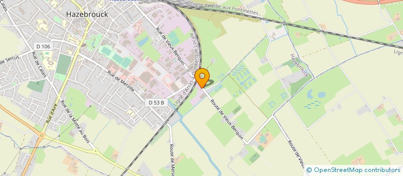 localisation de l'entreprise MONSIEUR HANS OUTREMAN à HAZEBROUCK