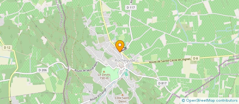 localisation de l'entreprise MONSIEUR HANS ROMETSCH  SUZE-LA-ROUSSE