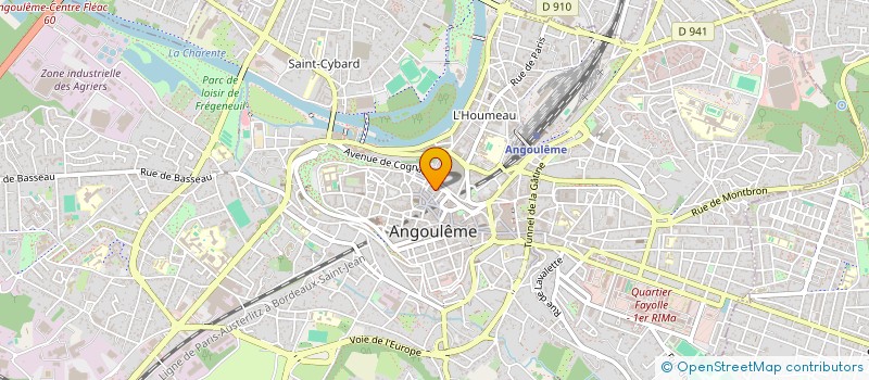 localisation de l'entreprise MONSIEUR HANS ULRICH ETENO OSSAVOU à ANGOULEME