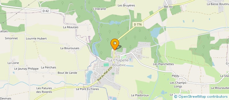 localisation de l'entreprise MONSIEUR HANS VAILLANT  LA CHAPELLE-BOUEXIC