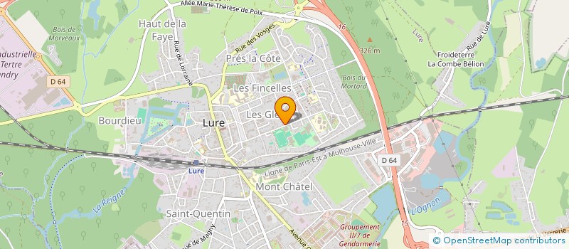 localisation de l'entreprise MONSIEUR HANS VINTERSTEIN  LURE