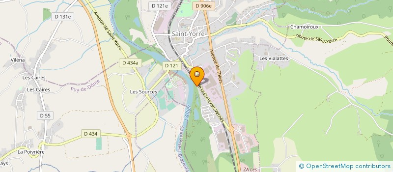 localisation de l'entreprise MONSIEUR HANS WERTH à SAINT-YORRE