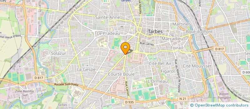 localisation de l'entreprise MONSIEUR HANSAN TUNCER  TARBES