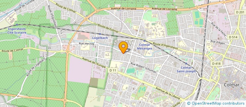 localisation de l'entreprise MONSIEUR HANSI MULLER  COLMAR