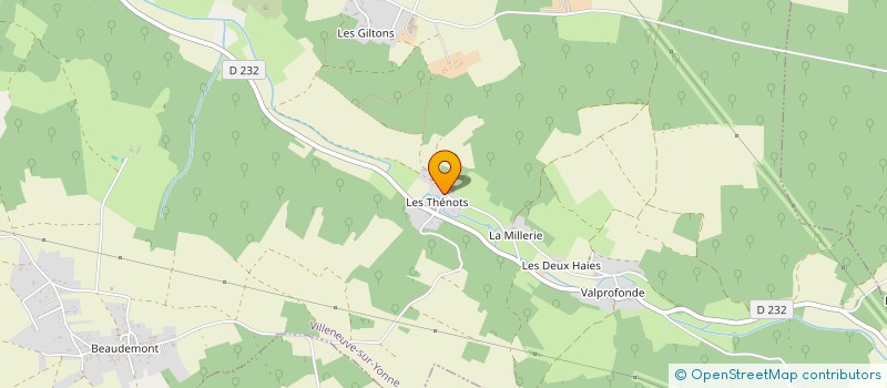 localisation de l'entreprise MONSIEUR HANSLEY RIOUX-COSSON à VILLENEUVE-SUR-YONNE