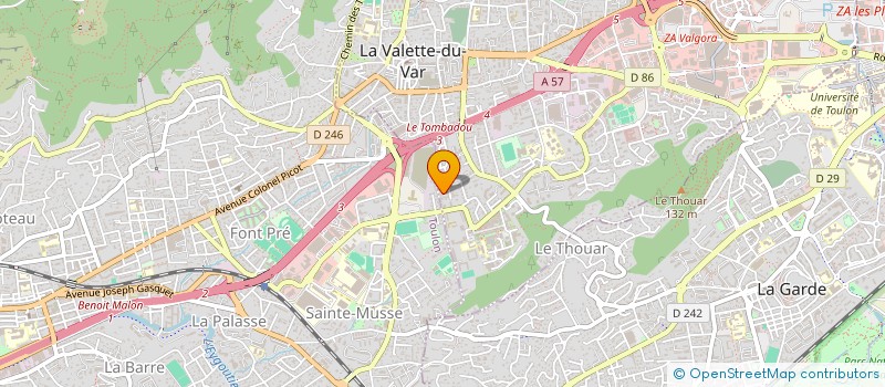 localisation de l'entreprise MONSIEUR HANSON HOLZKE à LA VALETTE-DU-VAR