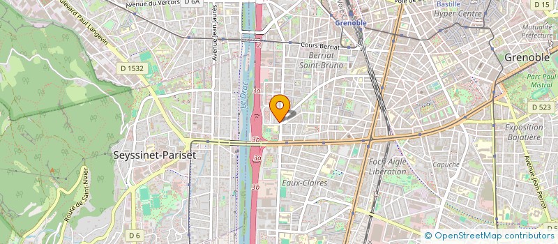 localisation de l'entreprise MONSIEUR HANTING WANG à GRENOBLE