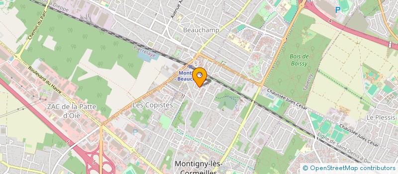 localisation de l'entreprise MONSIEUR HANY ABOU-WALI  MONTIGNY-LES-CORMEILLES