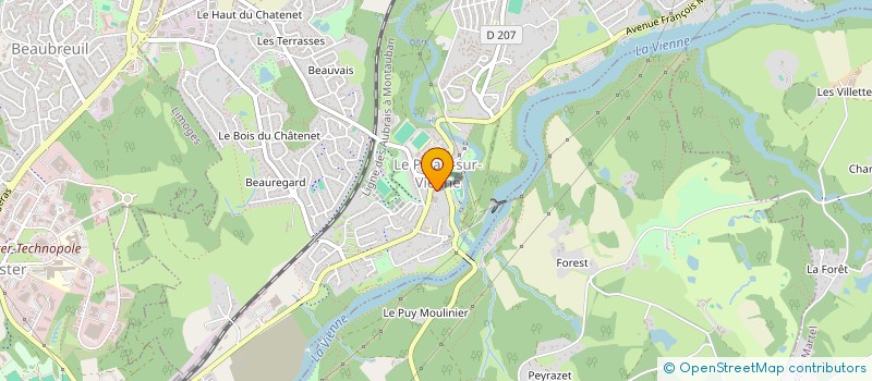 localisation de l'entreprise MONSIEUR HANY HASSAN à LE PALAIS-SUR-VIENNE