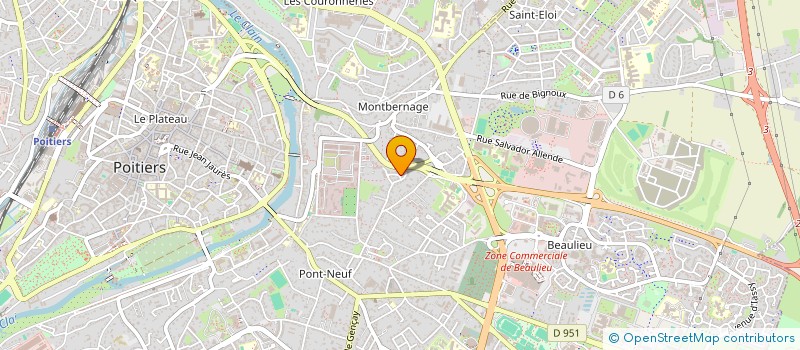 localisation de l'entreprise MONSIEUR HAO LIU à POITIERS