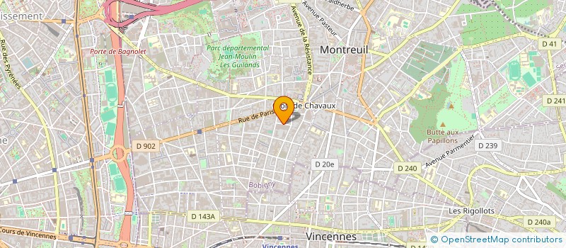 localisation de l'entreprise MONSIEUR HAO YU WANG à MONTREUIL