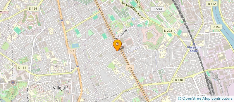 localisation de l'entreprise MONSIEUR HAO ZHOU à VITRY-SUR-SEINE