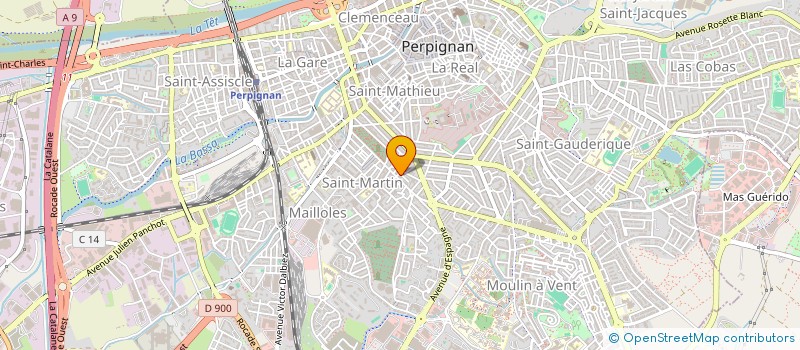 localisation de l'entreprise MONSIEUR HAORAN DING  PERPIGNAN