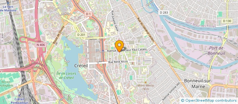 localisation de l'entreprise MONSIEUR HAOTIAN XUE  CRETEIL