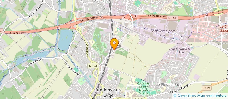 localisation de l'entreprise MONSIEUR HAOUACH NOUREDDINE à BRETIGNY-SUR-ORGE