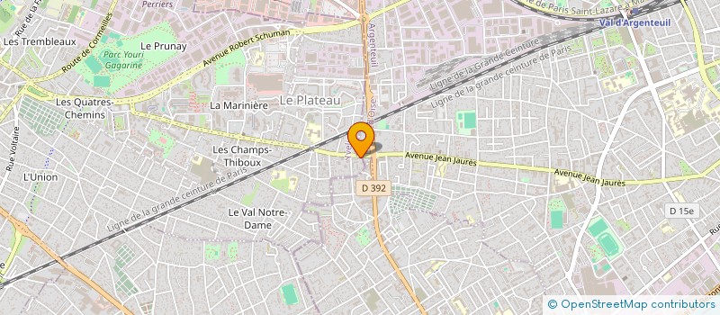 localisation de l'entreprise MONSIEUR HAOUARI MOKHTARI  ARGENTEUIL