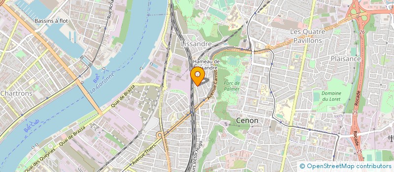 localisation de l'entreprise MONSIEUR HAOUARI ROUBA  CENON