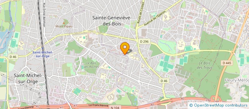 localisation de l'entreprise MONSIEUR HAOUAS ARAR  SAINTE-GENEVIEVE-DES-BOIS