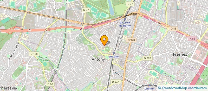 localisation de l'entreprise MONSIEUR HAOUAS REDJADJ  ANTONY