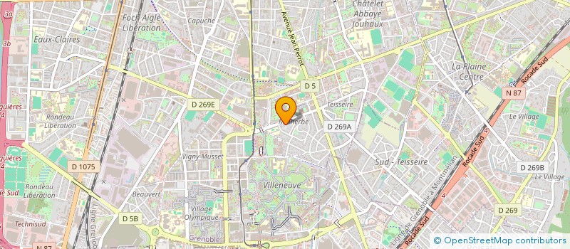 localisation de l'entreprise MONSIEUR HAOUSSOUBA GUIRASSY à GRENOBLE