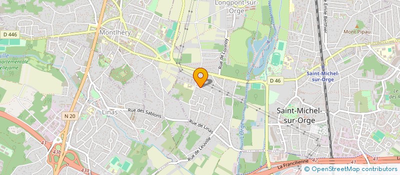 localisation de l'entreprise MONSIEUR HAOUSSOUBA TOURE à LONGPONT-SUR-ORGE