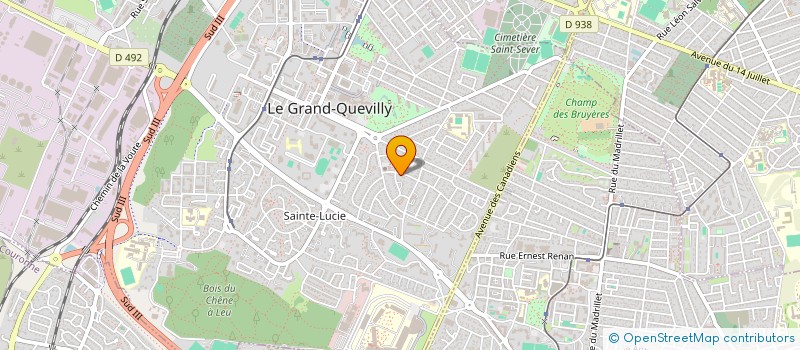 localisation de l'entreprise MONSIEUR HAQMAL SALEH  LE GRAND-QUEVILLY