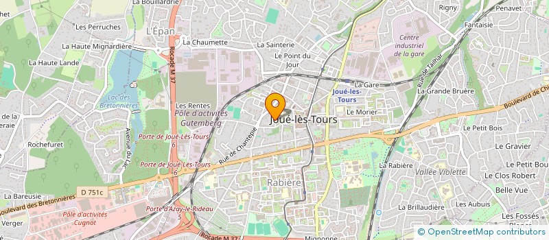 localisation de l'entreprise MONSIEUR HAQUE AZHARUL  JOUE-LES-TOURS