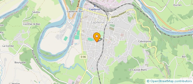 localisation de l'entreprise MONSIEUR HARALD HAGEN  CAPDENAC-GARE