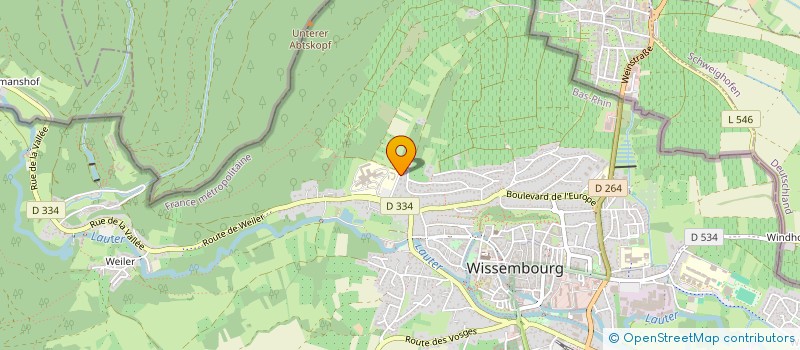 localisation de l'entreprise MONSIEUR HARALD SCHAFFER  WISSEMBOURG