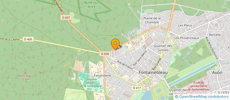 localisation de l'entreprise MONSIEUR HAREA KAMAMY  FONTAINEBLEAU