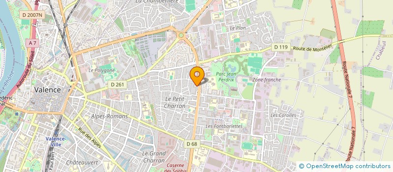 localisation de l'entreprise MONSIEUR HARIAN SAADNIA  VALENCE