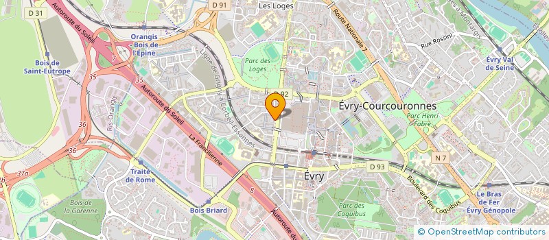 localisation de l'entreprise MONSIEUR HARIDI ABADIN à EVRY-COURCOURONNES