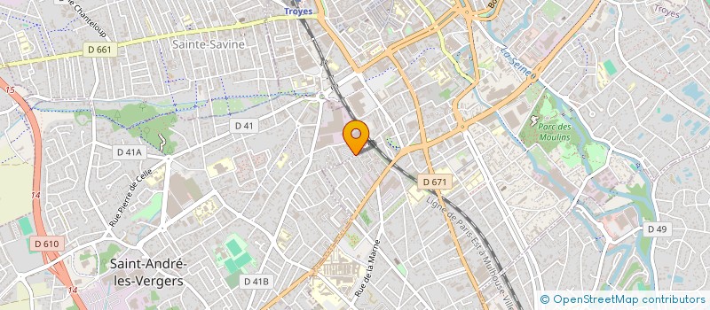 localisation de l'entreprise MONSIEUR HARIF ABDOLRASOL  SAINT-ANDRE-LES-VERGERS