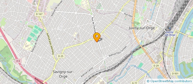 localisation de l'entreprise MONSIEUR HARILALA RAKOTOZANANY-RABEFIERANA à SAVIGNY-SUR-ORGE