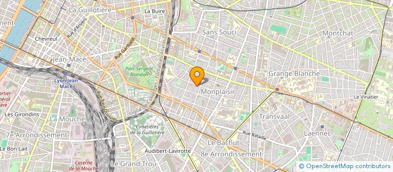 localisation de l'entreprise MONSIEUR HARIMANDIMBY RANJAKASOA  LYON