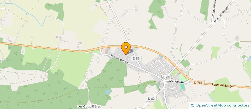 localisation de l'entreprise MONSIEUR HARIS BAHI  JARZE VILLAGES