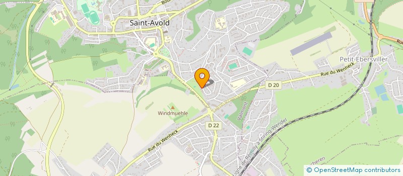 localisation de l'entreprise MONSIEUR HARIS BOUNECHADA  SAINT-AVOLD