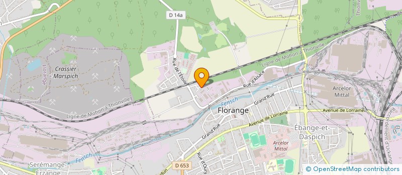 localisation de l'entreprise MONSIEUR HARIS BRIKI  FLORANGE